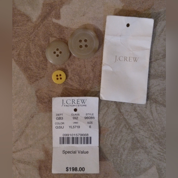 J. CREW PEA COAT - Picture 7 of 7